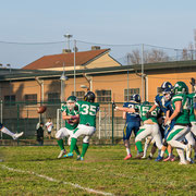 Fotografia sportiva di football americano Rams Milano - Blitz Ciriè | Alessandro Tintori