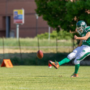 Fotografia sportiva di football americano Wolverines Piacenza vs Rams Milano | Alessandro Tintori