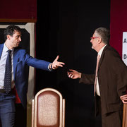 Fotografia di scena dello spettacolo teatrale "Il quarto colloquio" | Alessandro Tintori