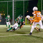 Fotografia sportiva di football americano Predators Golfo del Tigullio vs Rams Milano | Alessandro Tintori
