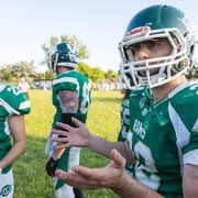 Fotografia sportiva di football americano Rams Milano - Rebels Lugano | Alessandro Tintori
