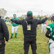 Fotografia sportiva di football americano Rams Milano - Crusaiders Cagliari | Alessandro Tintori