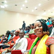 Anne Pelagie Yotchou, Cameroun, lors de l'ouverture de la conférence.