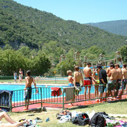 Piscinas del Centro de Aventura de Sobrón