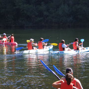 Kayak en el Centro de Aventura de Sobrón