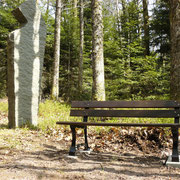 nouveau banc près des ( trois veilleurs)