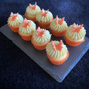 Orangen Pistazien mini Cupcake