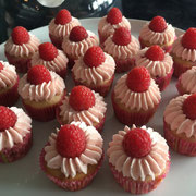 Himbeercupcakes mini