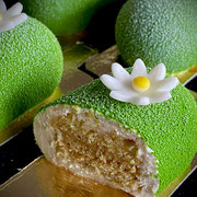 Pistazzien-Orangenmousse-Törtchen "Dubai-Style"