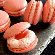 Macarons Erdbeer