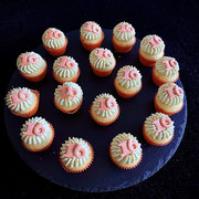 Orangen Pistazien mini Cupcake