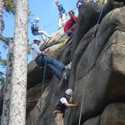 abseiling