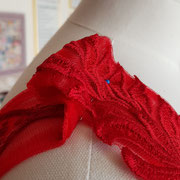 Reprise épaule robe de mariage