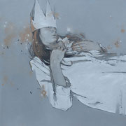 abandon#1 - huile sur panneau - 40cm x 40cm (VENDU)