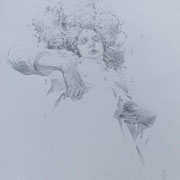 hortense #6 - dessin sur papier - 65cm x 50cm (VENDU)