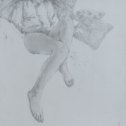 alice - graphite sur papier - 50cm x 65cm