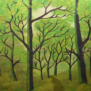 86/Wald in Langenthal/Keilrahmen50x40/Acryl