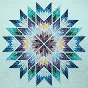 Primsatic Star Queen quiltworx pattern