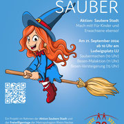 Plakat: Zauber LU sauber, Bürgerstiftung Ludwigshafen