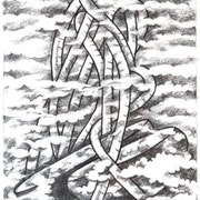 PRIMITIVE POWER STATION, pencil on paper