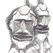Kugelschreiber auf Papier