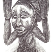 Kugelschreiber auf Papier