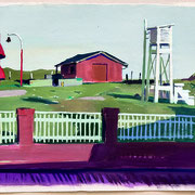 Aquarell/Tempera, 49 × 32 cm
