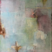 Sandstruktur II  ...   Acryl, Tusche und Öl   ...   100 x 140 cm