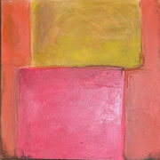 Gelb trifft Pink   ...   Acryl auf Leinwand   ...   60 x 60 cm