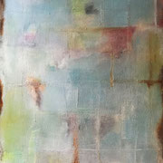 Sandstruktur I  ...   Acryl, Tusche und Öl   ...   100 x 140 cm