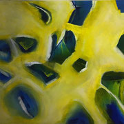 Yellow River   ...   Acryl auf Leinwand   ...   100 x 80 cm