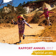 Mise en page du rapport annuel du Parc naturel régional du Luberon