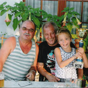 Bei H. Horvath mit Enkel Julian.