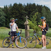 Bayerisch-Böhmischer Freudschaftsweg am Marterl bei Oberviechtach