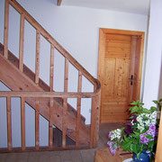 Treppenaufgang Feriewohnung Hanauerhof