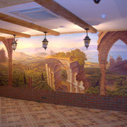 Роспись стен и потолков ресторанов и кафе