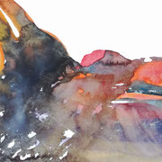 Surface, Aquarellfarbe auf Papier, 24 x 32 cm, Susanne Renner-Schulz, 2020