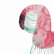 Hold II, Aquarellfarbe auf Papier, 24 x 32 cm, Susanne Renner-Schulz, 2020