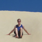 Beim Sandboarden