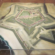 Miniatur-Nachbau des Castles of good Hope im Burg-Museum