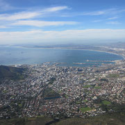 Blick ueber Kapstadt und die Tafelbucht I