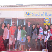 Abschiedsfoto mit meinem Kollegium der School of Hope