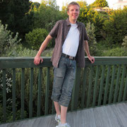 Ich am Heiligen Abend (in kurzer Kleidung!)