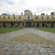 Der Innenhof des Castles of good Hope in Kapstadt