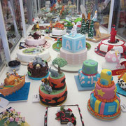 Ausstellung praemierter zuckerverzierter Torten auf der Easter Show
