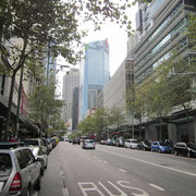 Ein Teil der George Street in Sydney
