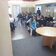 Der Aufenthaltsraum der Schueler in der School of Hope