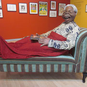 Nelson Mandela-Puppe im suedafrikanischen Juden-Museum in Kapstadt ;-)
