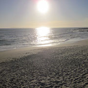 Beginnender Sonnenuntergang am Blaauwberg Strand