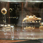 Gold-Geschenke fuer afrikanische Koenige im Gold of Africa Museum in Kapstadt